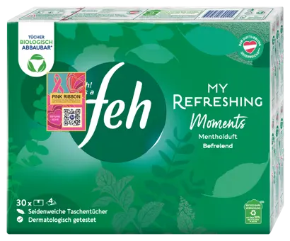 Noch mehr Caring Moments! feh ist auch 2024 Pink Ribbon Partner.
